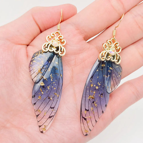 Butterfly Earrings - Jeweled