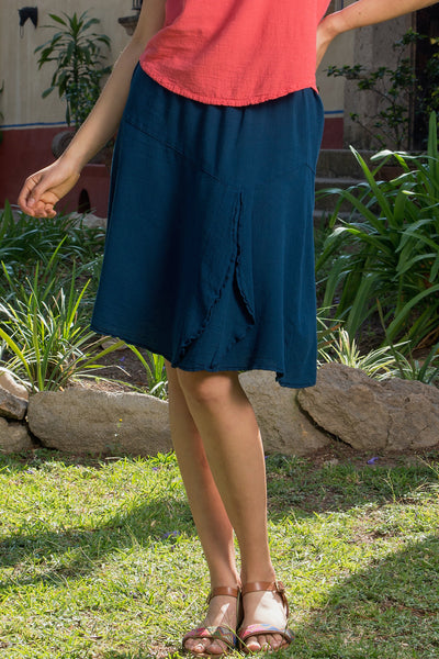New Hannah - Lovely Knee Length Skirt 100% Cotton Gauze – Cottonways