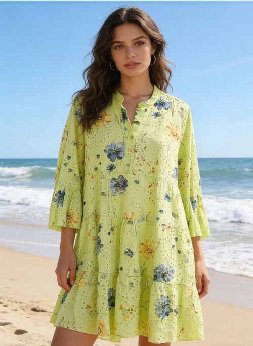 7200/7 Floral Eyelet Dress