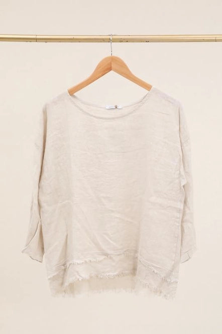 100% Linen Blouse 64341
