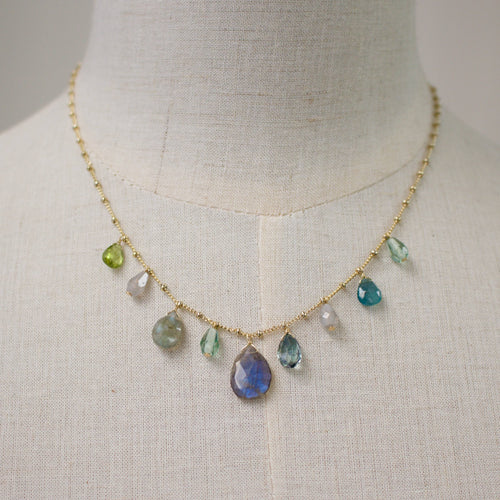 Dainty Semi Drops Necklace 5325N