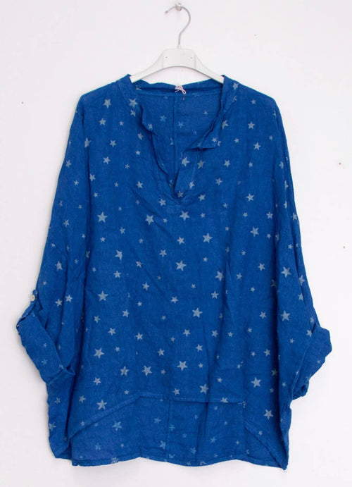 Star Linen Tunic 11754L