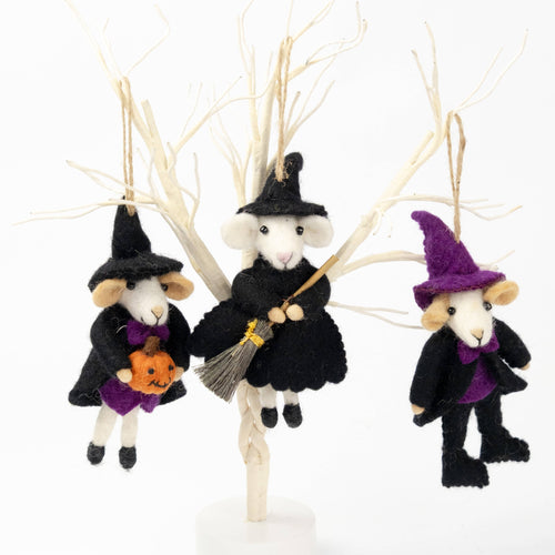 Halloween Mice Ornaments