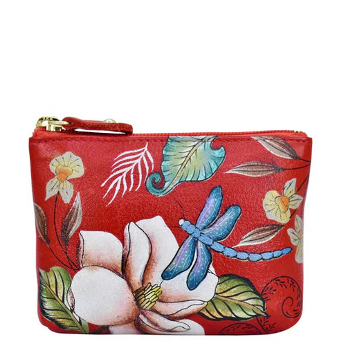 Genuine Leather Handpainted Coin Pouch - 1031