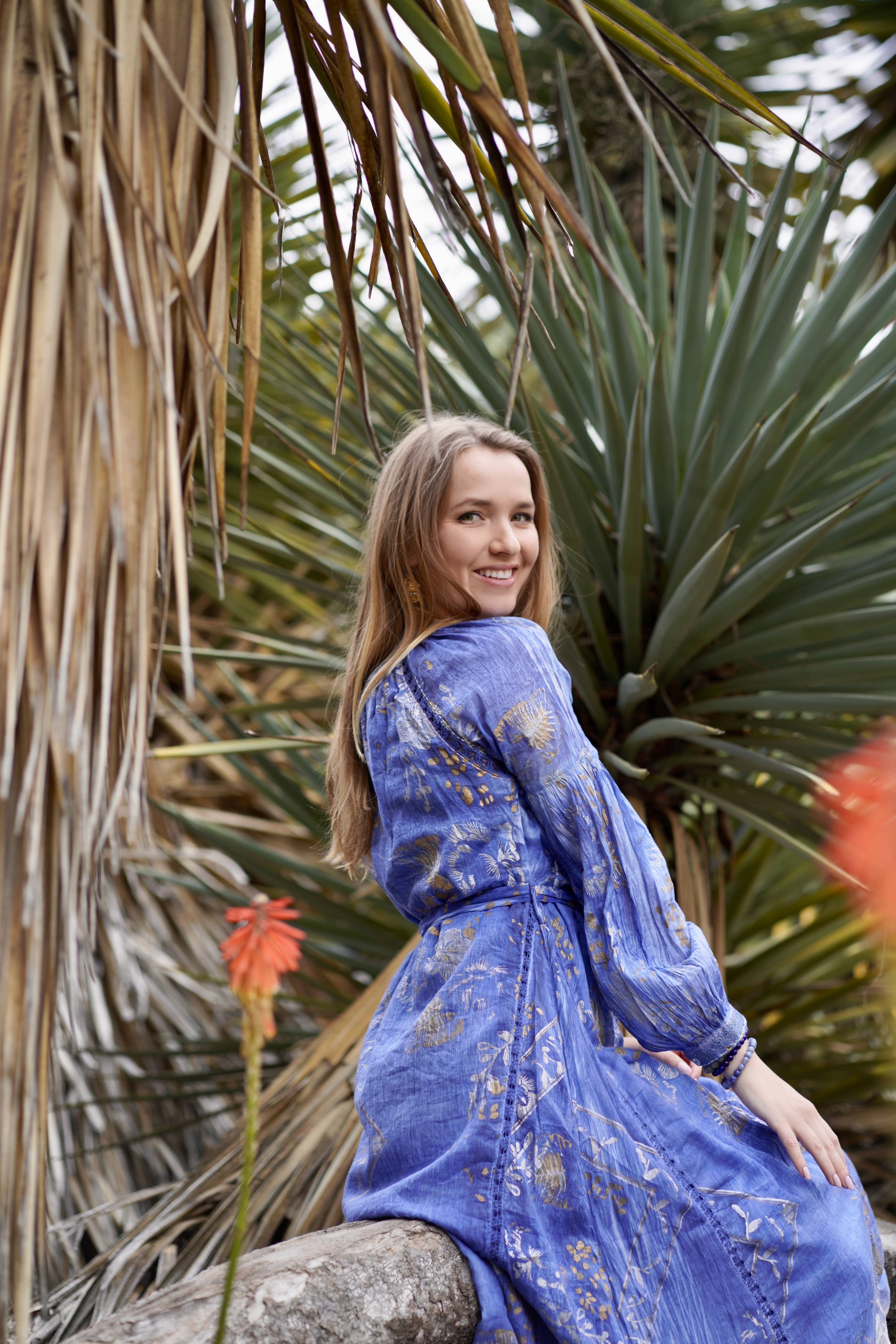 dolma linen dress Anita Linen Sleeveless Dress Natural Dolma