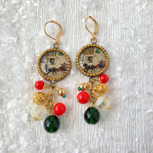 Home for the Holidays Dangle Earrings