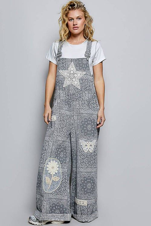 Floral Pearl Overalls WYP82