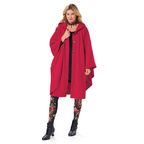 Fleece Hooded Cape