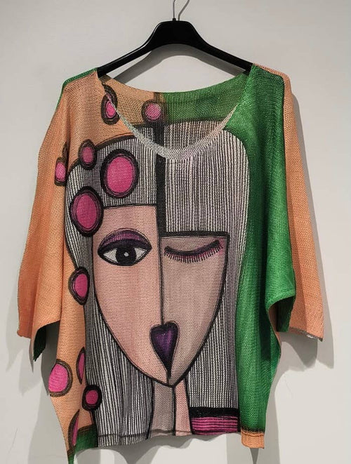 Art Layering Sweater