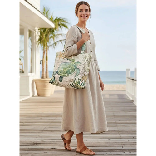JCFB0206 Green Sea Turtle Luxe Shoulder Bag