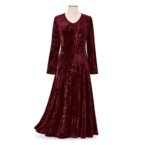 Crushed Velvet Dress