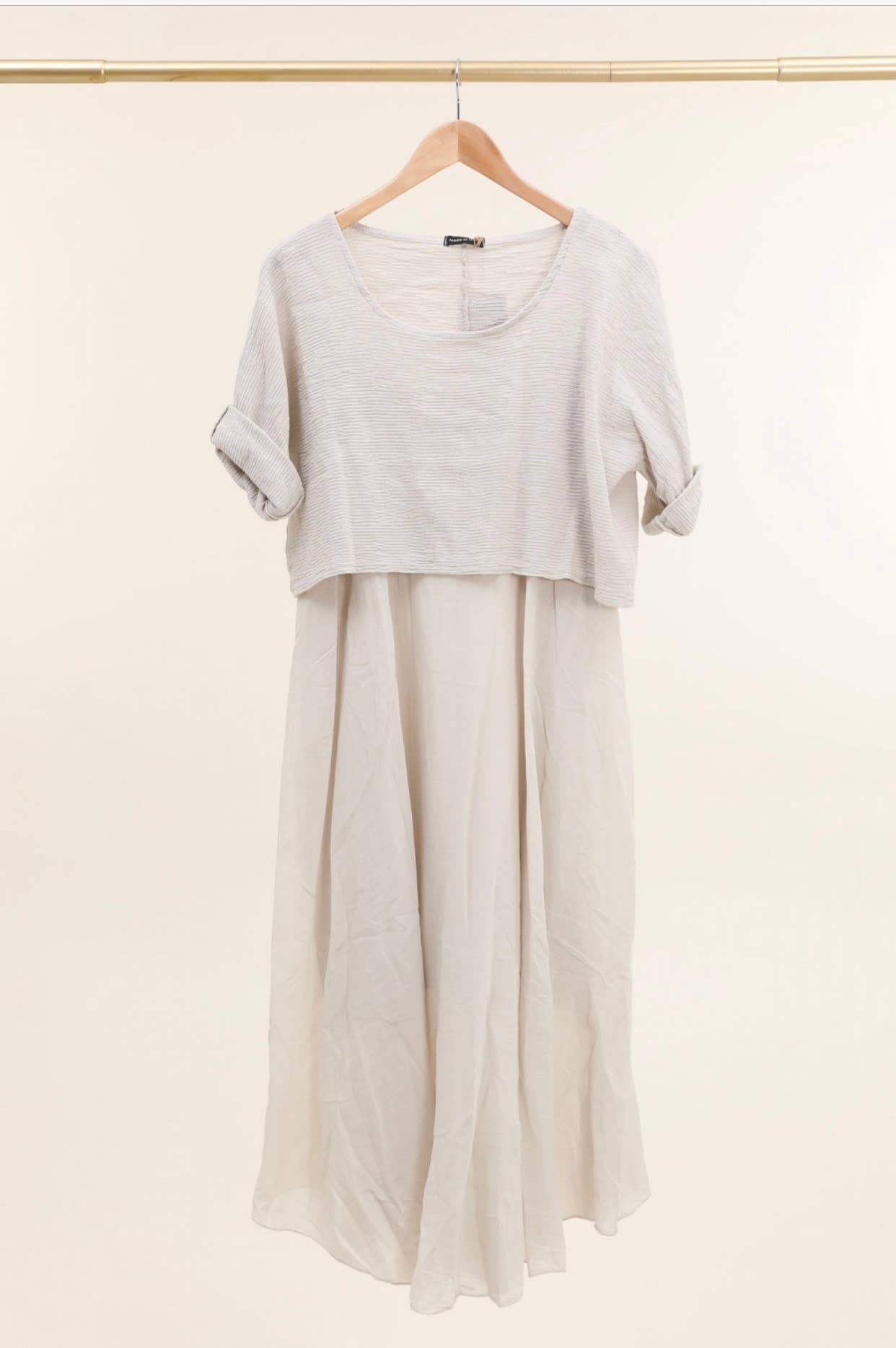 cotton 2 piece dress Del Monte Midi Cotton Dress Coconut (XXL)