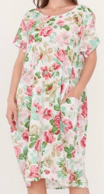 3533 Fiore Linen Dress