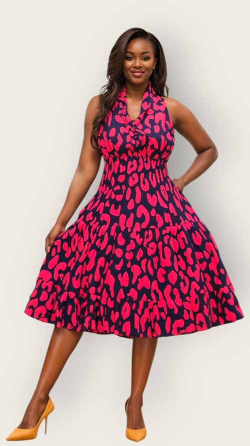 5006 - Woman's Mid-Length Smock Dress