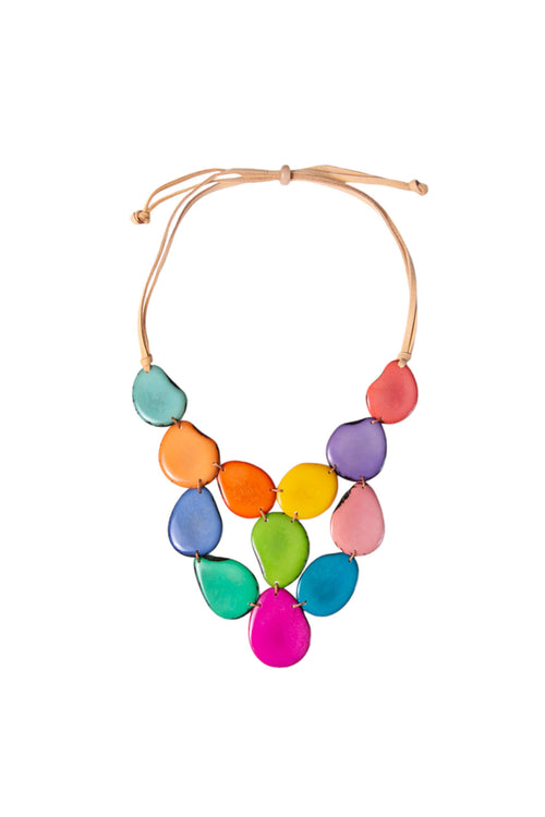 Tagua Waterfall Necklace