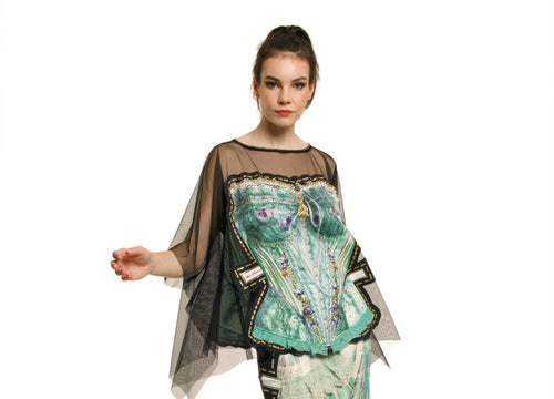 Shawl Blouse - Paper Dolls - 050