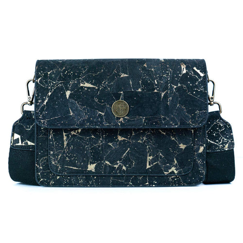Natural Cork Structured Crossbody Bag 2309