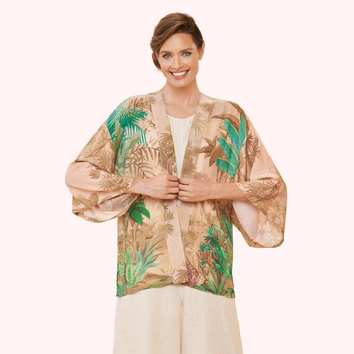 Oasis Kimono Jacket in Coconut