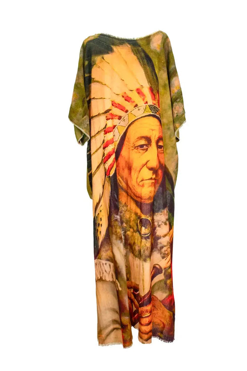 Hi Low Lpp Hi-Lo Tunic – New Mexico Zia (front) & Sitting Bull (back)