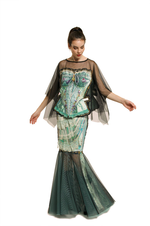 Shawl Blouse - Paper Dolls - 050