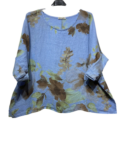 8828 Linen Blouse