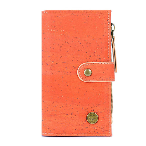 Chic Solid Color Cork Wallet 2350
