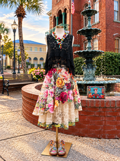 Skirt Chiffon - Fortune In Flowerland - 061