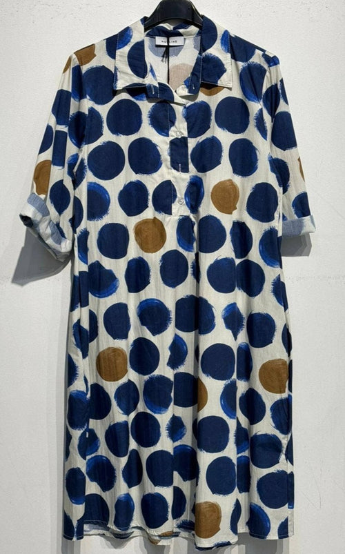 Polka Dot Cotton Dress 1637