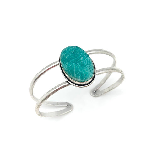 Kashi Semiprecious Stone Cuff Bracelets