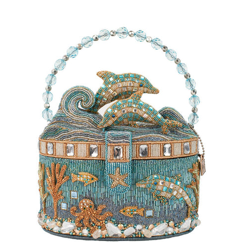 Crystal Dolphin Hard-Sided Marine Sea Life Novelty Bag