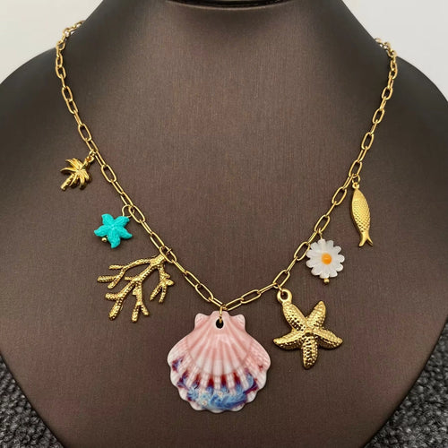 Summer Style Charm Necklace 65734