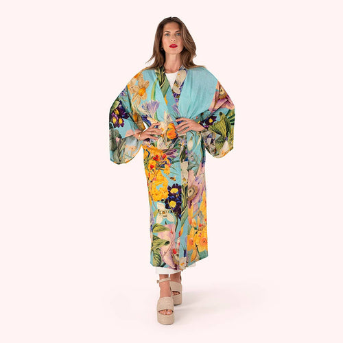 Kimono Gown - Spring Flora