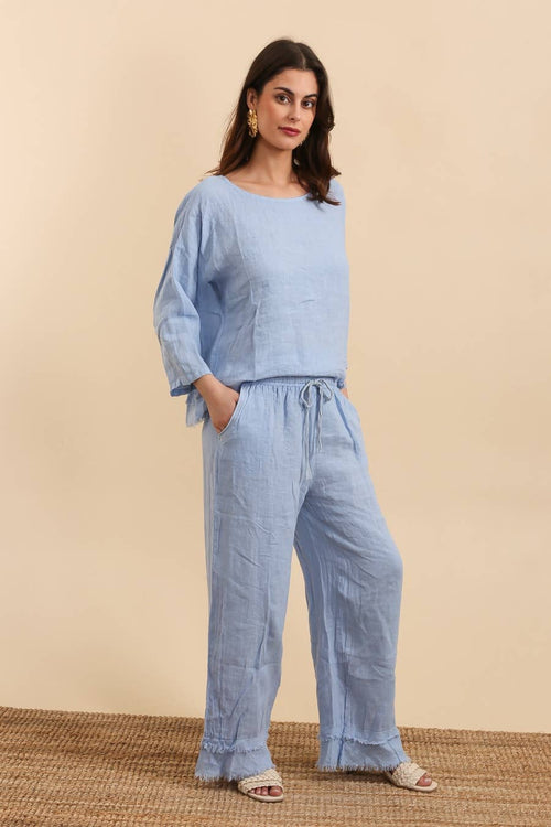 100% Linen Pants 82750