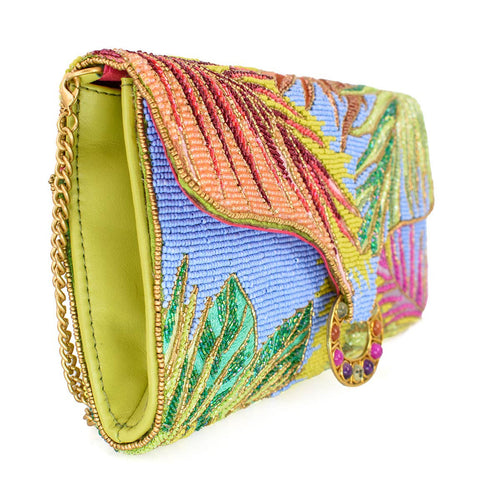 Tropics Palm Crossbody/Clutch Handbag