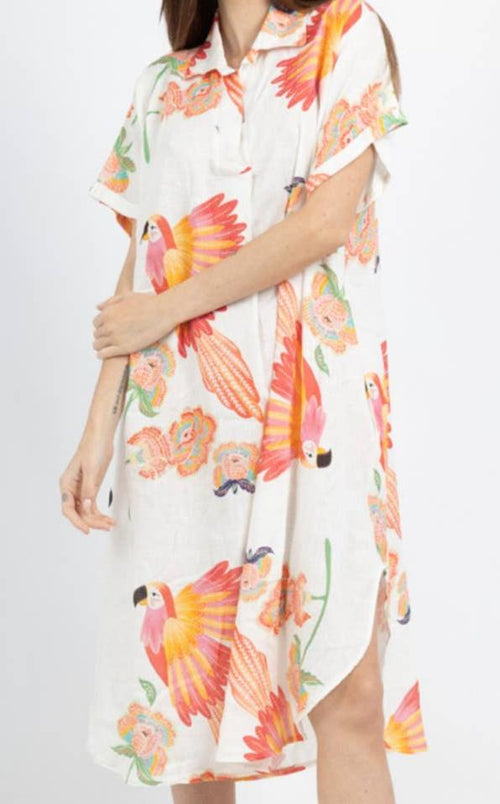 Art 25501 Parrot Dress