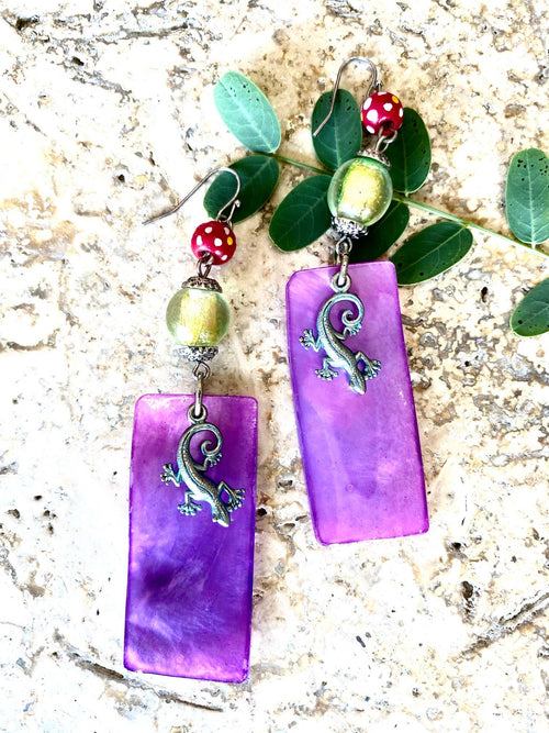 Guadalupe Gecko Earrings