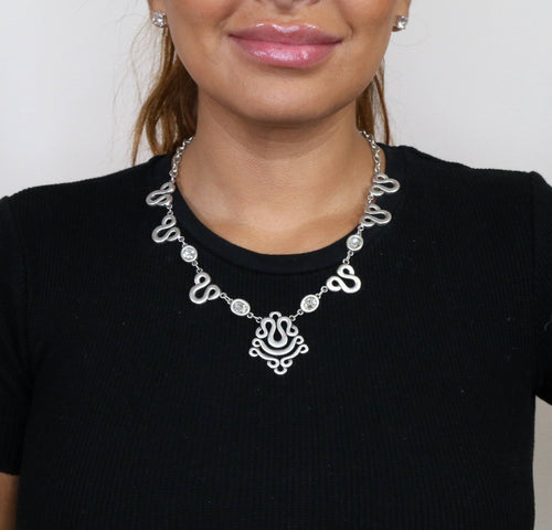 Item # ZN-1012 - Pewter Necklace