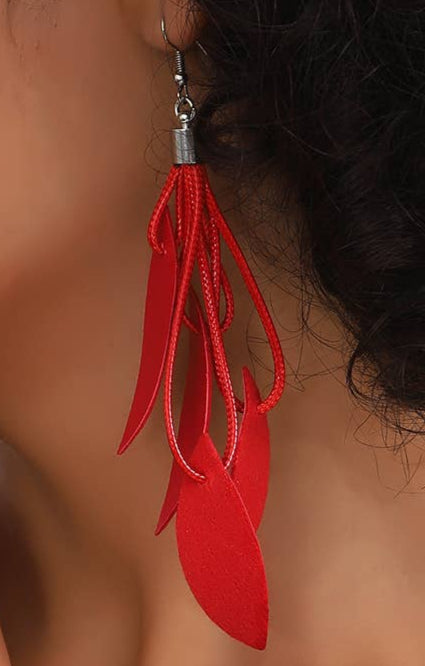 Handmade Leather Earrings 2001