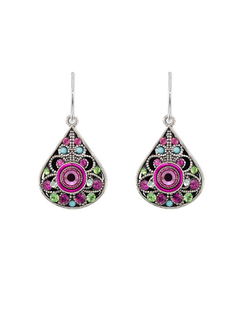 7955-ROSE Large Filagree Earring-Rose