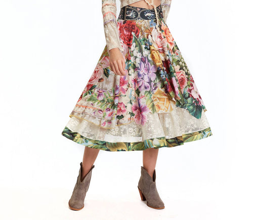 Skirt Chiffon - Fortune In Flowerland - 061