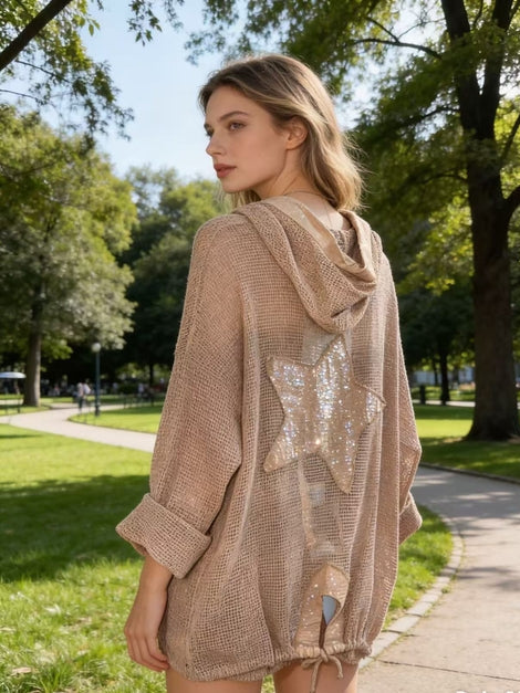 60992 Openwork Cotton Cardigan