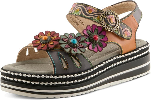 Laga Navy Multi Sandals