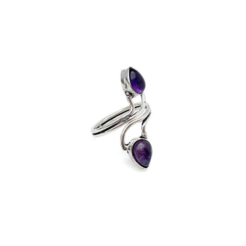 Tanvi Ring - Silver Amethyst R1508S