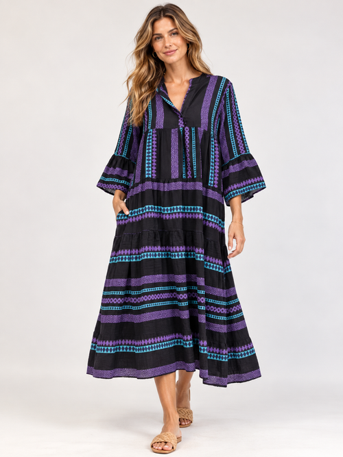 48530 Dress Purple/Turq