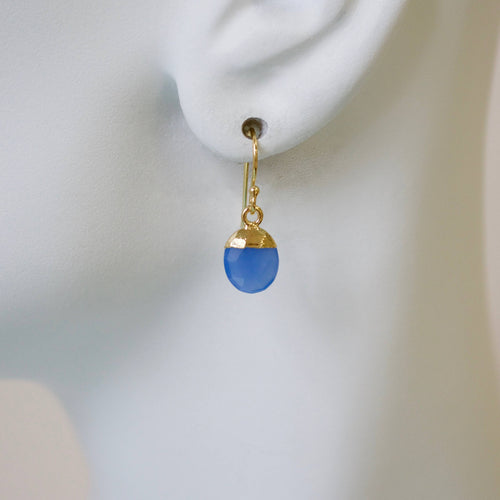 Semi Precious Drop Earrings 1215E