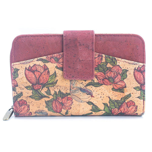 Natural Cork Printed Cardholder Wallet 2247