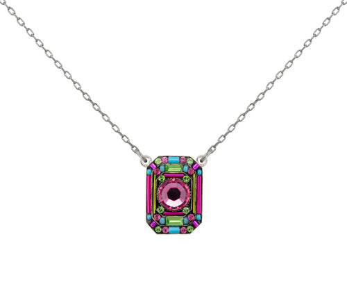 9075-Rose Contessa Large Octagon Pendant