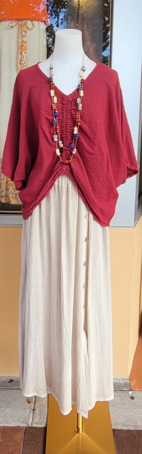 New Gaya Cotton Gauze Top