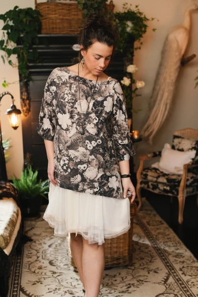 The Looking Glass Tee Luxe Bamboo Tunic Shirt