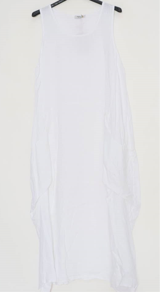 Layering Dress with Pockets Bubble Dress in 100% Linen 8466 Cottonways Layering Dress with Pockets Bubble Dress in 100% Linen 8466 Cottonways